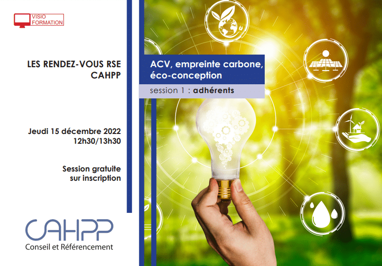 2149 – Rendez-vous RSE : ACV, empreinte carbone, éco-conception ...